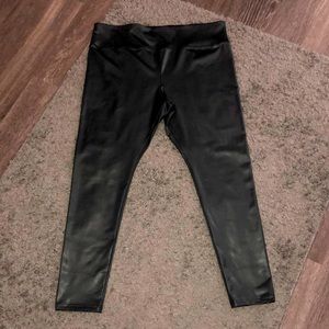 Faux leather leggings size XXL
